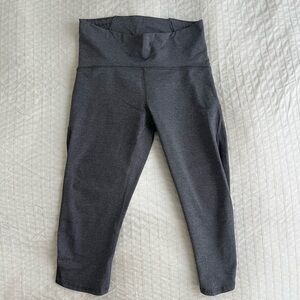 Lululemon Gray Capri Fitness Leggings
